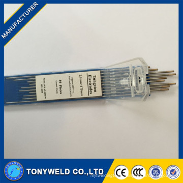 tig welding spare parts wl15 tungsten rod 2.4*175